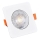 LED Aptumšojama iegremdējama lampa KENT LED/3/5/7W/230V 3000/4000/6000K 9x9 cm balta