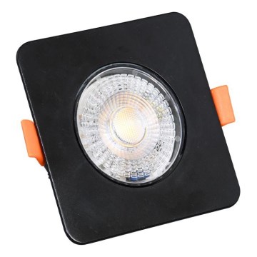 LED Aptumšojama iegremdējama lampa KENT LED/3/5/7W/230V3000/4000/6000K 9x9 cm melna