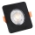 LED Aptumšojama iegremdējama lampa KENT LED/3/5/7W/230V3000/4000/6000K 9x9 cm melna