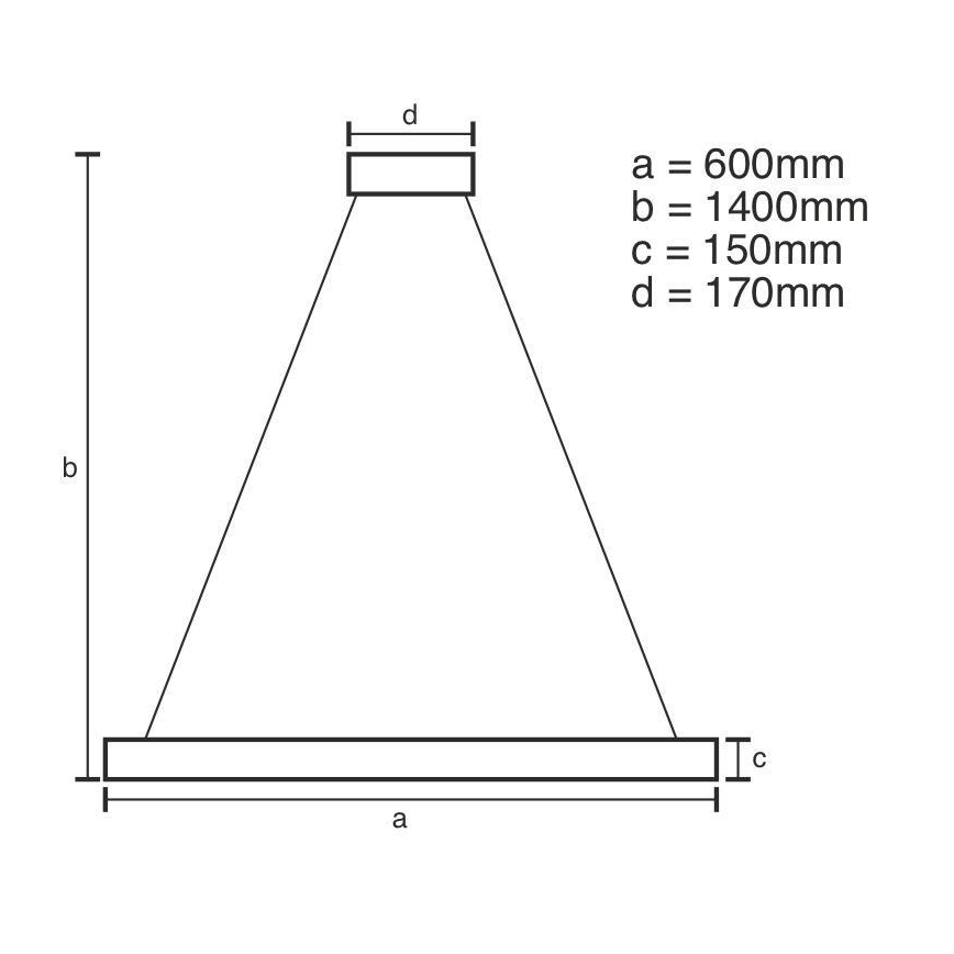 LED Aptumšojama kristāla lustra ar auklu LED/40W/230V 3000-6500K + tālvadības pults