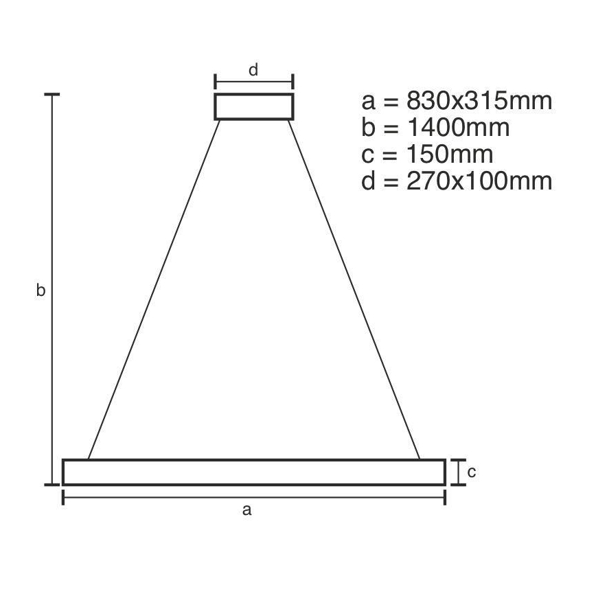 LED Aptumšojama kristāla lustra ar auklu LED/45W/230V 3000-6500K + tālvadības pults