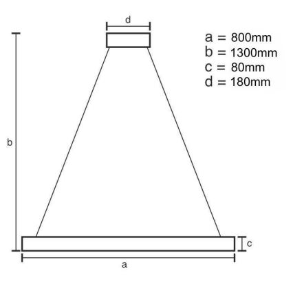 LED Aptumšojama kristāla lustra ar auklu LED/50W/230V 3000-6500K + tālvadības pults