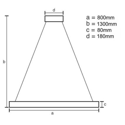 LED Aptumšojama kristāla lustra ar auklu LED/50W/230V 3000-6500K + tālvadības pults