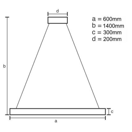 LED Aptumšojama kristāla lustra ar auklu LED/80W/230V 3000-6500K + tālvadības pults