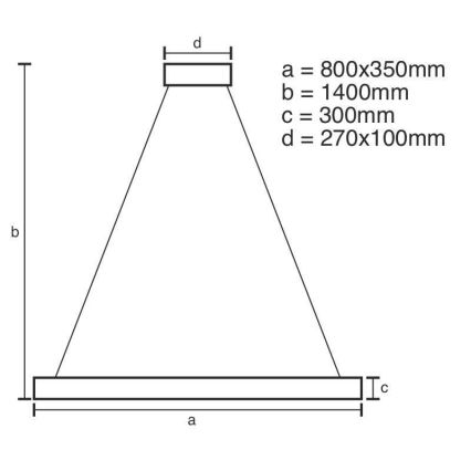 LED Aptumšojama kristāla lustra ar auklu LED/90W/230V 3000-6500K + tālvadības pults