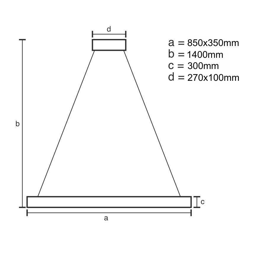 LED Aptumšojama kristāla lustra ar auklu LED/90W/230V 3000-6500K + tālvadības pults