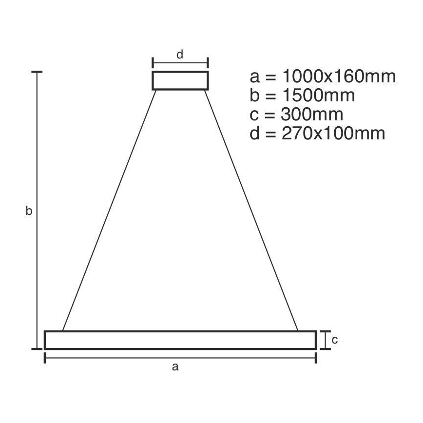 LED Aptumšojama kristāla lustra ar auklu LED/95W/230V 3000-6500K + tālvadības pults