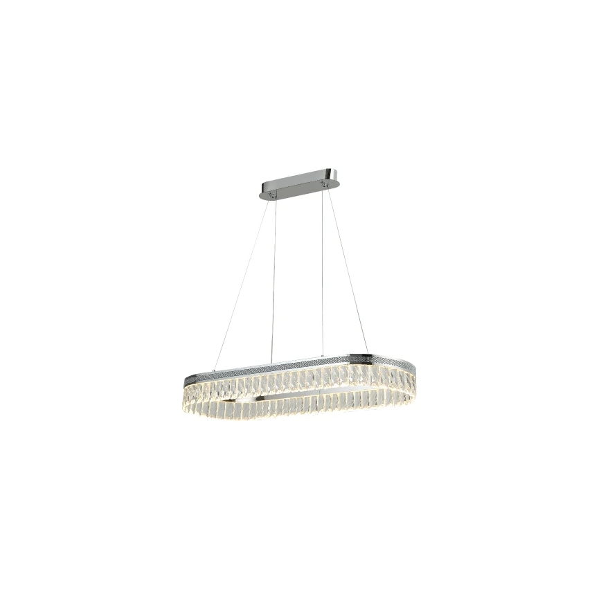 LED dimmējama kristāla lustra uz troses THALIA LED/50W/230V 3000-6000K + tālvadība