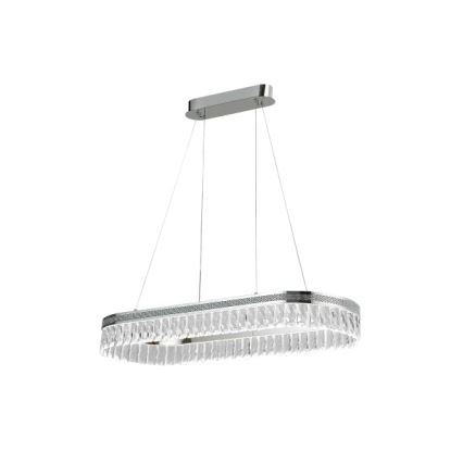 LED dimmējama kristāla lustra uz troses THALIA LED/50W/230V 3000-6000K + tālvadība