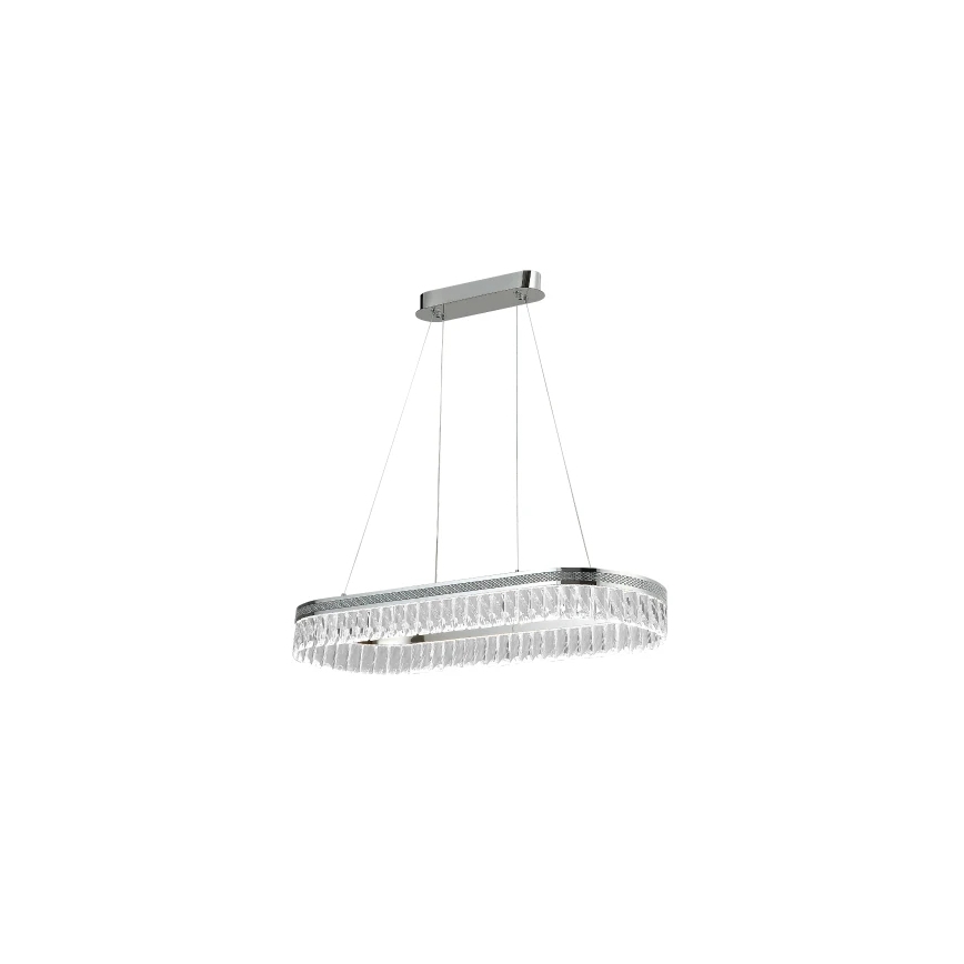 LED dimmējama kristāla lustra uz troses THALIA LED/50W/230V 3000-6000K + tālvadība