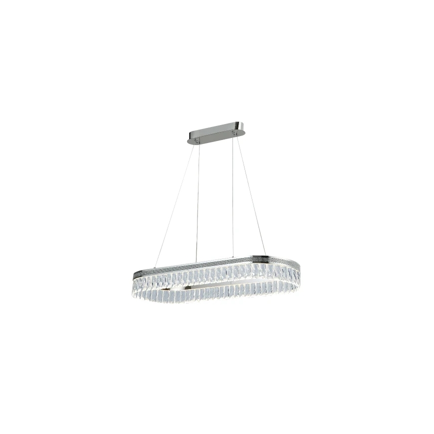 LED dimmējama kristāla lustra uz troses THALIA LED/50W/230V 3000-6000K + tālvadība