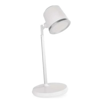 LED Aptumšojama, lādējama galda lampa 4in1 LED/6W/3,7V 3000K/4000K/6500K 1500mAh balta