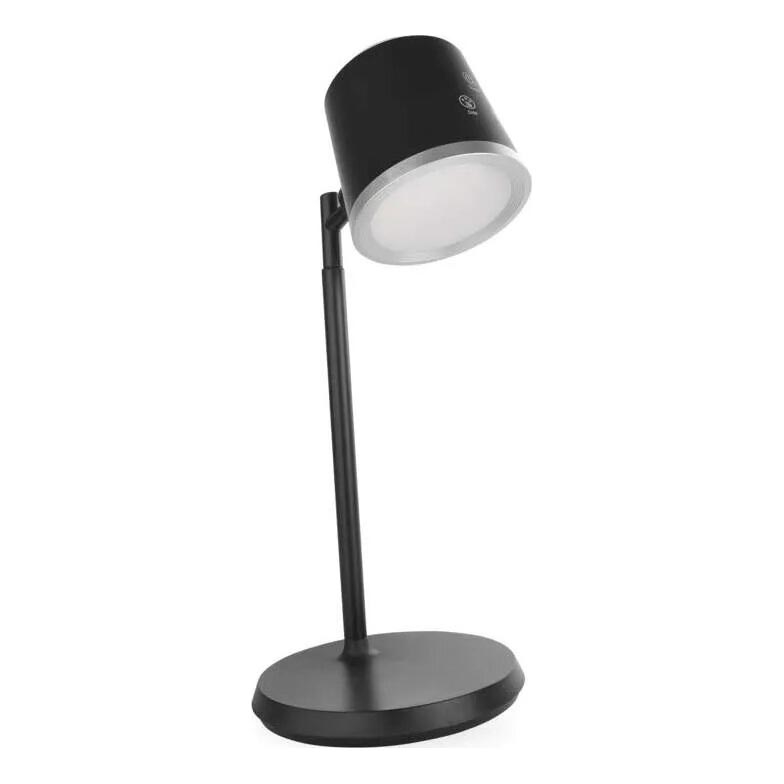LED Aptumšojama, lādējama galda lampa 4in1 LED/6W/3,7V 3000K/4000K/6500K 1500mAh melna