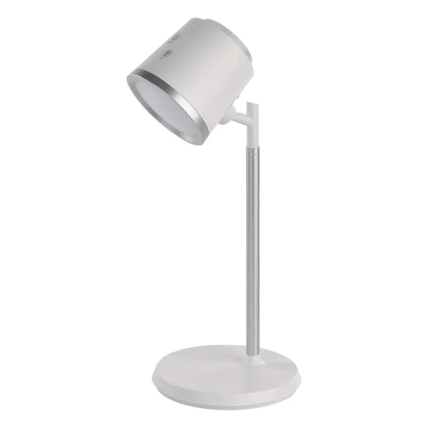 LED Aptumšojama, lādējama galda lampa 4in1 LED/6W/3,7V 3000K/4000K/6500K 1500mAh balta