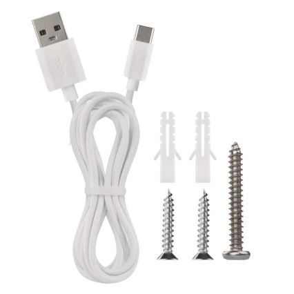LED Aptumšojama, lādējama galda lampa 4in1 LED/6W/3,7V 3000K/4000K/6500K 1500mAh balta