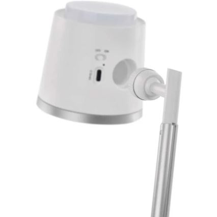 LED Aptumšojama, lādējama galda lampa 4in1 LED/6W/3,7V 3000K/4000K/6500K 1500mAh balta