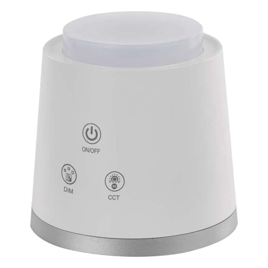LED Aptumšojama, lādējama galda lampa 4in1 LED/6W/3,7V 3000K/4000K/6500K 1500mAh balta