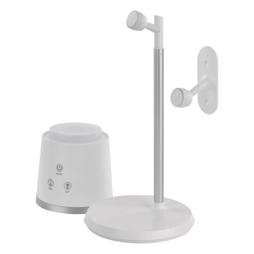 LED Aptumšojama, lādējama galda lampa 4in1 LED/6W/3,7V 3000K/4000K/6500K 1500mAh balta