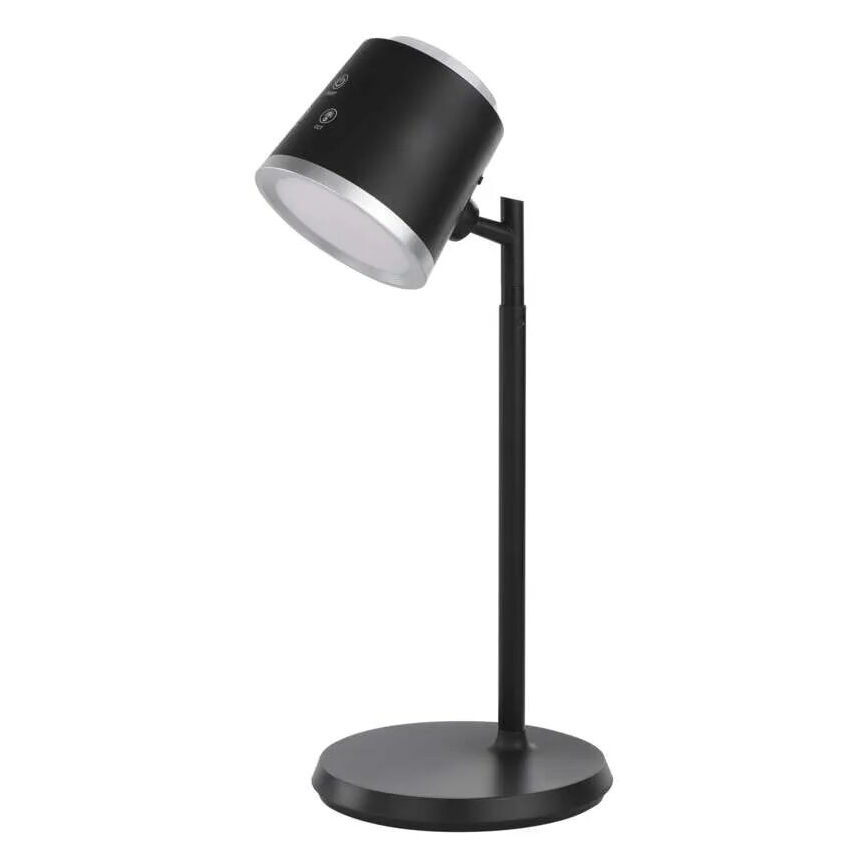 LED Aptumšojama, lādējama galda lampa 4in1 LED/6W/3,7V 3000K/4000K/6500K 1500mAh melna