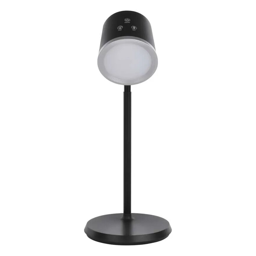LED Aptumšojama, lādējama galda lampa 4in1 LED/6W/3,7V 3000K/4000K/6500K 1500mAh melna