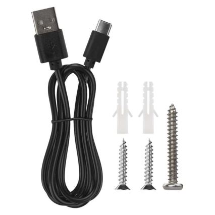 LED Aptumšojama, lādējama galda lampa 4in1 LED/6W/3,7V 3000K/4000K/6500K 1500mAh melna