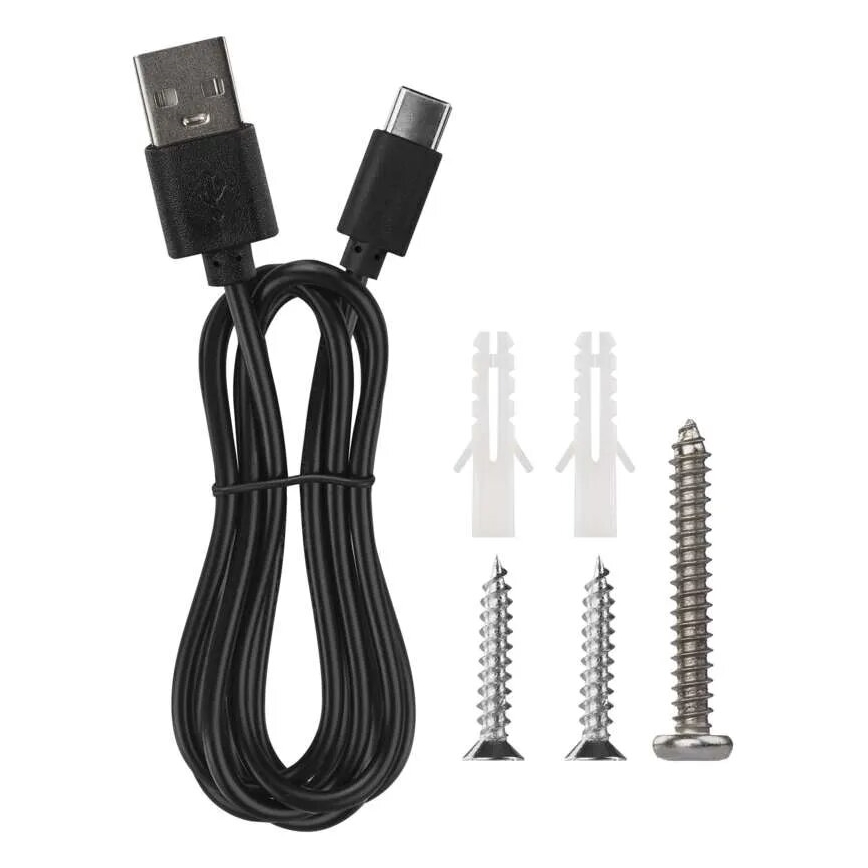 LED Aptumšojama, lādējama galda lampa 4in1 LED/6W/3,7V 3000K/4000K/6500K 1500mAh melna