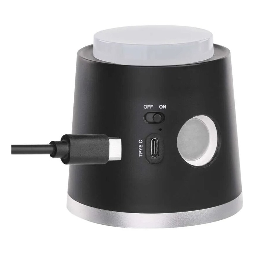 LED Aptumšojama, lādējama galda lampa 4in1 LED/6W/3,7V 3000K/4000K/6500K 1500mAh melna