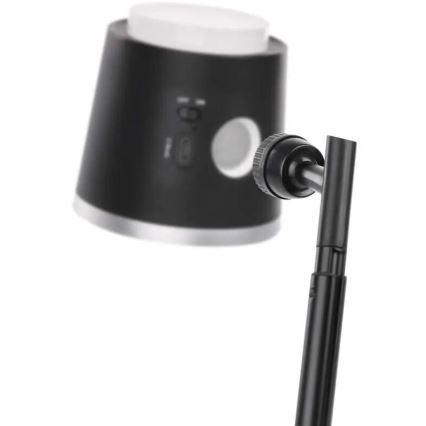 LED Aptumšojama, lādējama galda lampa 4in1 LED/6W/3,7V 3000K/4000K/6500K 1500mAh melna