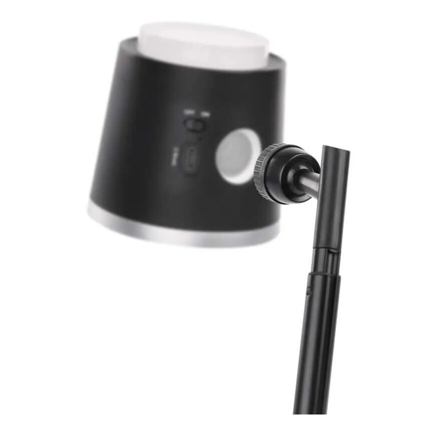 LED Aptumšojama, lādējama galda lampa 4in1 LED/6W/3,7V 3000K/4000K/6500K 1500mAh melna