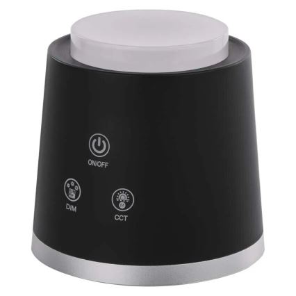LED Aptumšojama, lādējama galda lampa 4in1 LED/6W/3,7V 3000K/4000K/6500K 1500mAh melna