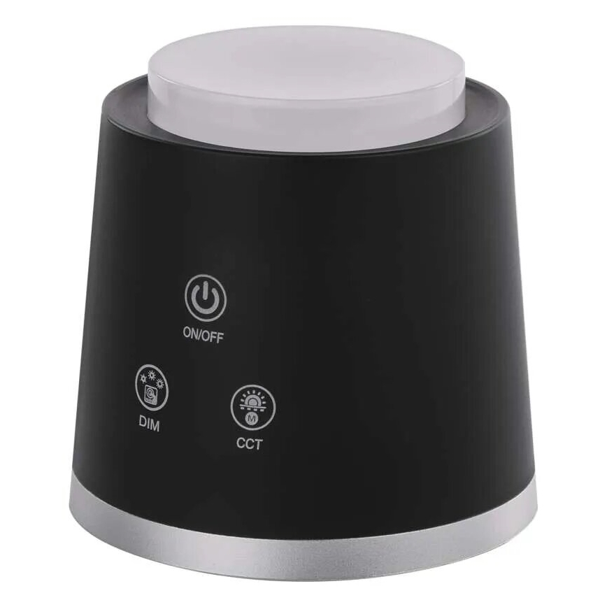 LED Aptumšojama, lādējama galda lampa 4in1 LED/6W/3,7V 3000K/4000K/6500K 1500mAh melna
