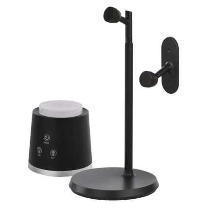 LED Aptumšojama, lādējama galda lampa 4in1 LED/6W/3,7V 3000K/4000K/6500K 1500mAh melna
