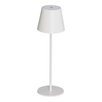 LED Aptumšojama, lādējama galda lampa INITA LED/1,2W/1800 mAh IP54 balta