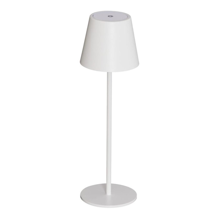LED Aptumšojama, lādējama galda lampa INITA LED/1,2W/1800 mAh IP54 balta