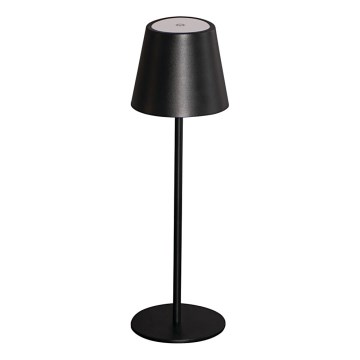 LED Aptumšojama, lādējama galda lampa INITA LED/1,2W/1800 mAh IP54 melna