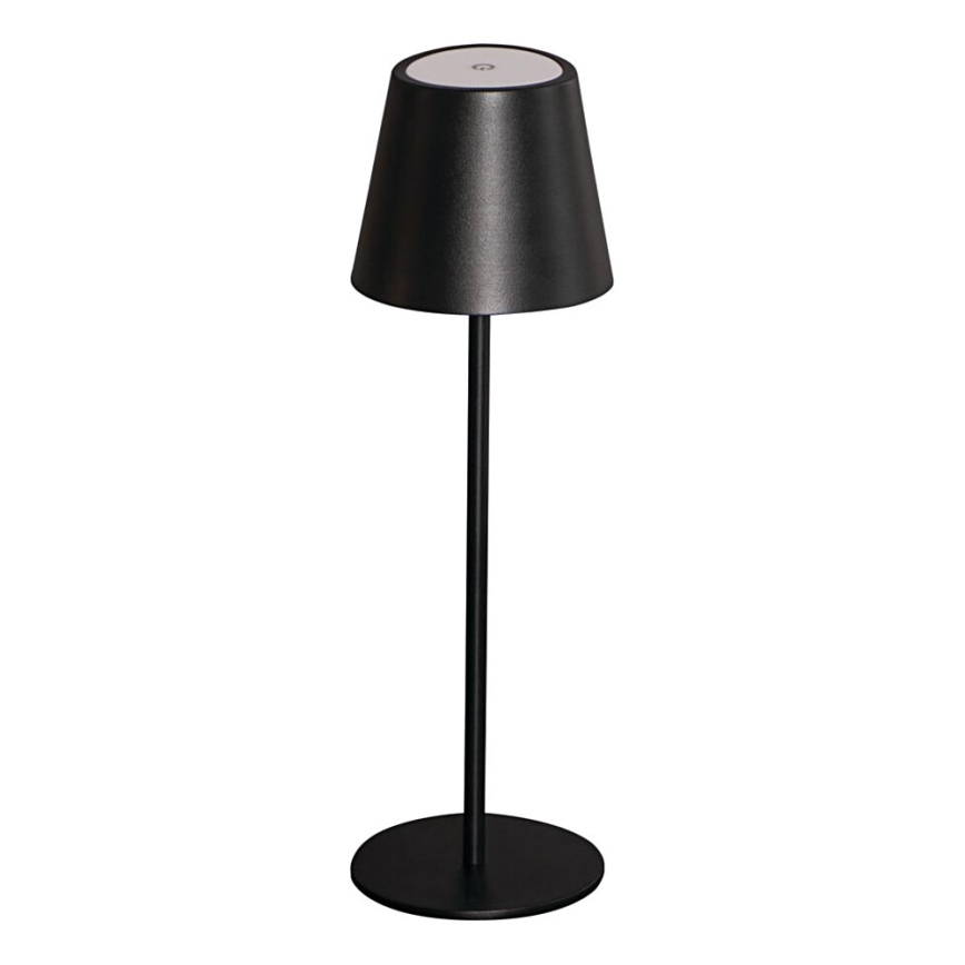 LED Aptumšojama, lādējama galda lampa INITA LED/1,2W/1800 mAh IP54 melna