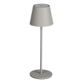 LED Aptumšojama, lādējama galda lampa INITA LED/1,2W/1800 mAh IP54 pelēka