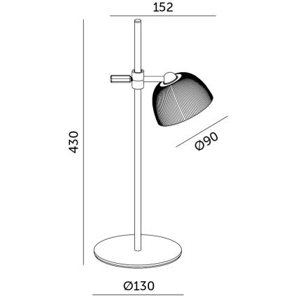 LED Aptumšojama, lādējama galda lampa 4in1 LED/3,5W/5V 3000/4000/6500K IP54 1800 mAh melna