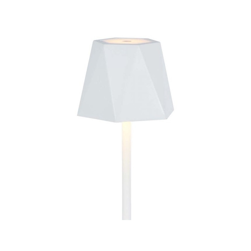 LED Aptumšojama uzlādējama skārienvadāma galda lampa LED/4W/5V 3000-6000K 1800 mAh balta