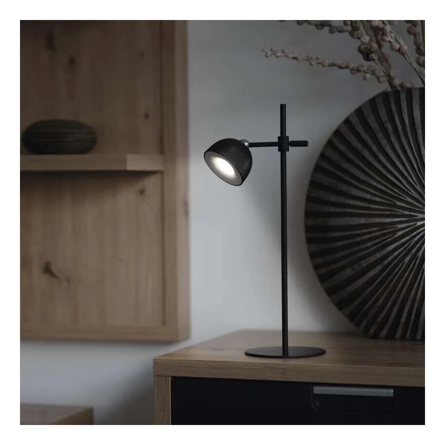 LED Aptumšojama, lādējama galda lampa magnētiskais 4in1 LED/4,2W/3,7V 4000K 1200mAh melna
