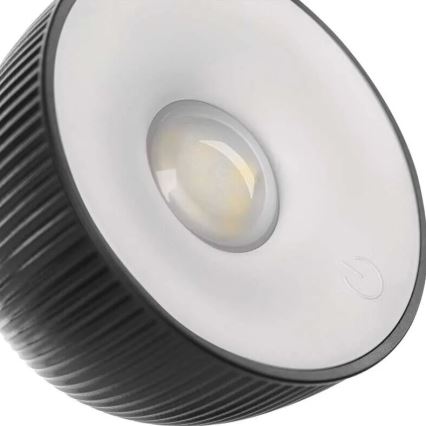 LED Aptumšojama, lādējama galda lampa magnētiskais 4in1 LED/4,2W/3,7V 4000K 1200mAh melna