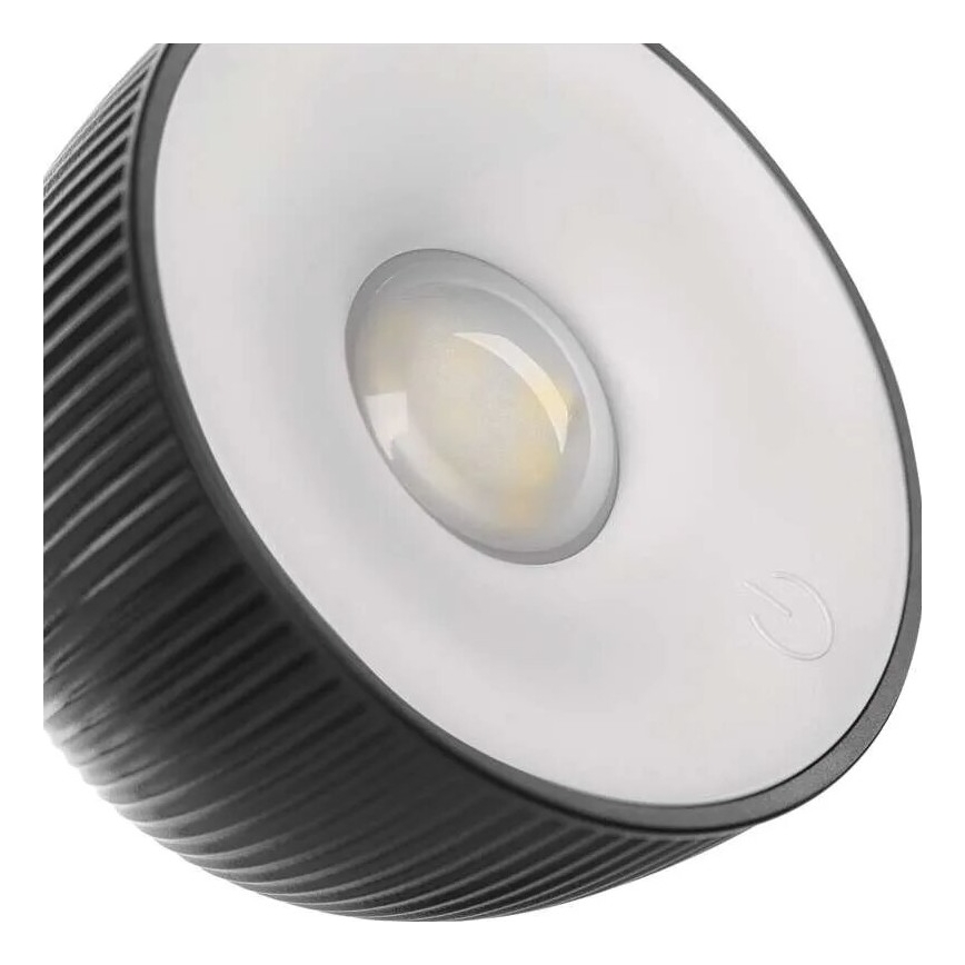 LED Aptumšojama, lādējama galda lampa magnētiskais 4in1 LED/4,2W/3,7V 4000K 1200mAh melna