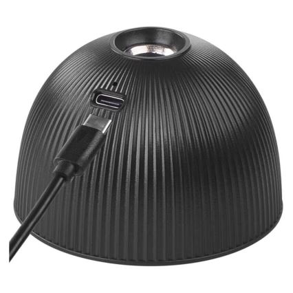 LED Aptumšojama, lādējama galda lampa magnētiskais 4in1 LED/4,2W/3,7V 4000K 1200mAh melna