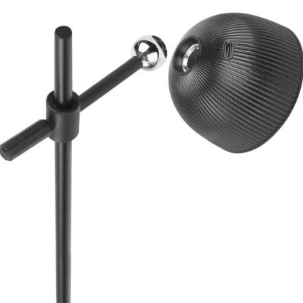 LED Aptumšojama, lādējama galda lampa magnētiskais 4in1 LED/4,2W/3,7V 4000K 1200mAh melna