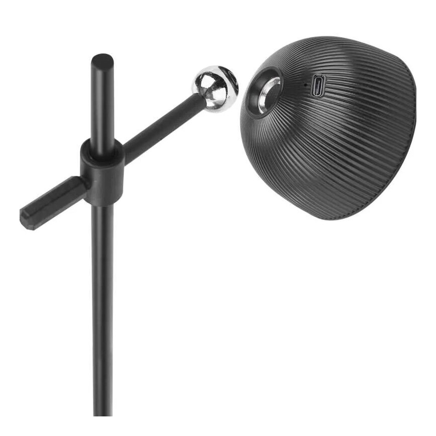 LED Aptumšojama, lādējama galda lampa magnētiskais 4in1 LED/4,2W/3,7V 4000K 1200mAh melna