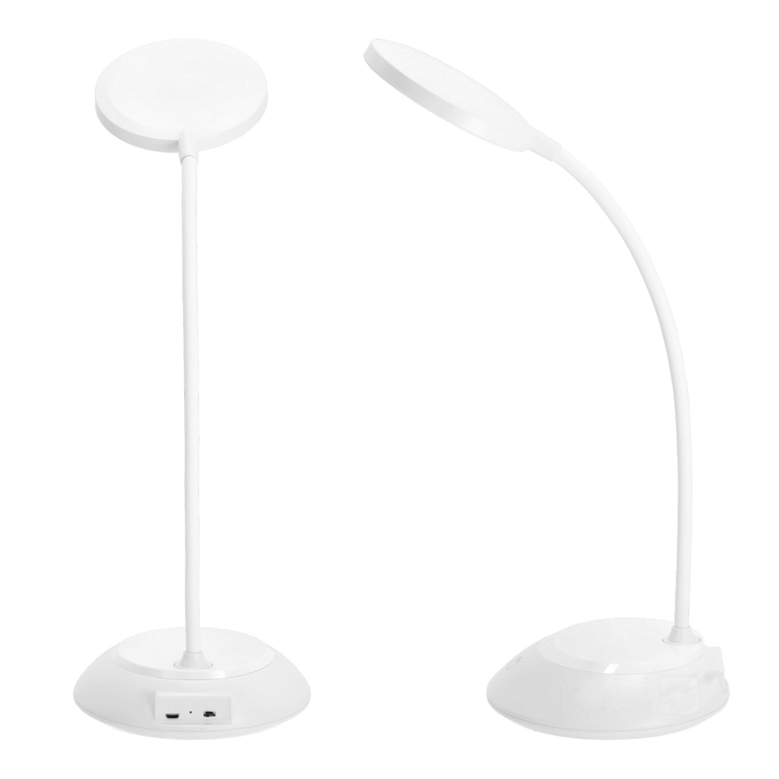 LED Aptumšojama, lādējama galda lampa VISUA LED/5W/5V 3000-5000K 1200 mAh balta