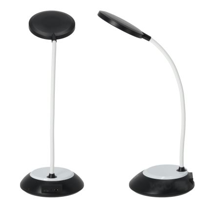 LED Aptumšojama, lādējama galda lampa VISUA LED/5W/5V 3000-5000K 1200 mAh melna