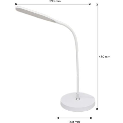 LED Aptumšojama lampa 3in1 LED/10W/230V 3000/4000/6000K CRI 90 balta