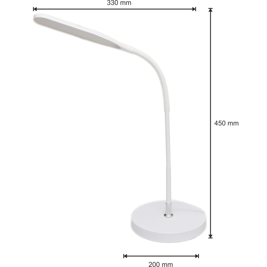 LED Aptumšojama lampa 3in1 LED/10W/230V 3000/4000/6000K CRI 90 balta