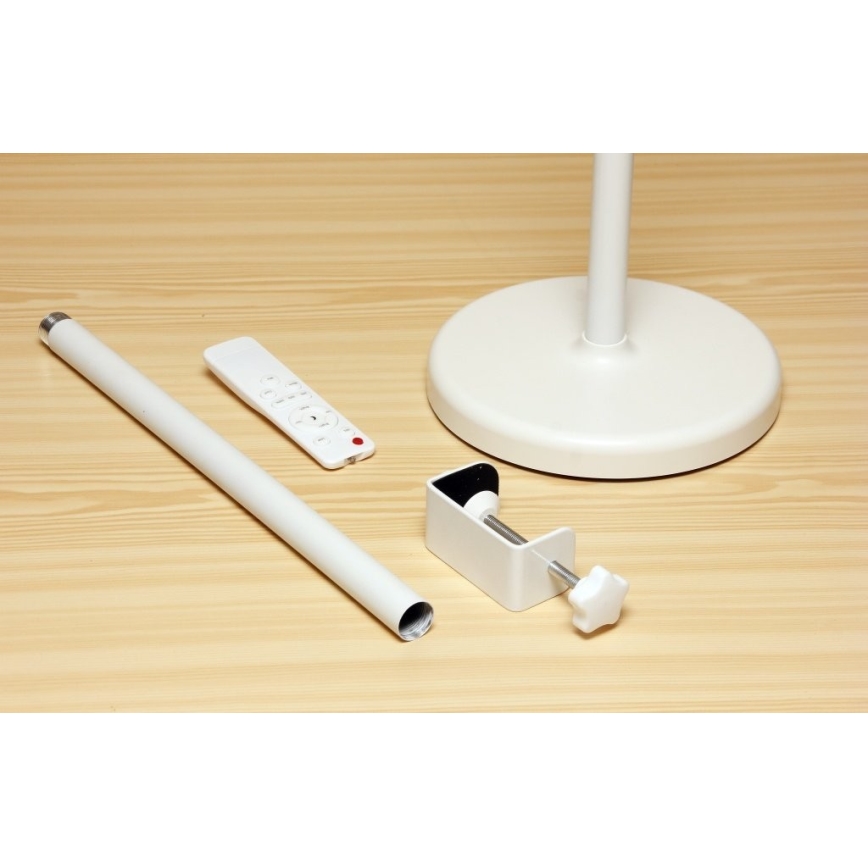 LED Aptumšojama skārienvadāma lampa 3in1 LED/12W/230V balta CRI 90 + tālvadības pults